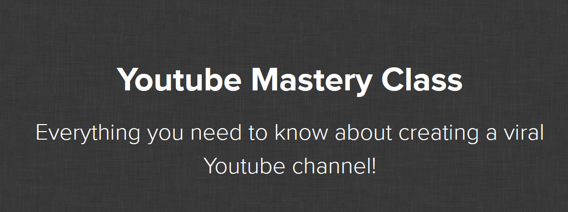 Youtube Mastery Class - $100,000  A Month On Auto Pilot