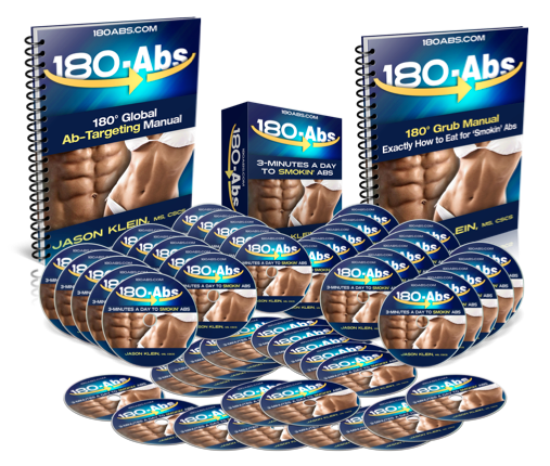  /></div><div><h2>180-Abs Program ($297 value)</h2><p>This extensive core-training program will not only help you shape rock hard abs, it’s also going to help you get more defined throughout your entire mid-section. You’ll use the cutting edge techniques from this system long after your program is over. </p></div></div><div><div><h2>180° Follow-along Level 1 Videos</h2><p>10, Core Sculpting Ab Routines:</p><p>Level 1 Focuses on Proper Activation of the Entire Core and Lays the Ab Foundation. </p></div><div><img src=