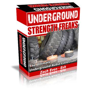 /></p><p><strong>The Underground Strength Freak Files: My ultimate collection of 11 no holds barred audio interrogations with myself and the most bad ass strength coaches on the planet! </p><p> Load your I Pod and be ready to explode w/motivation and newfound Underground strength training secrets after listening to these Underground audio interrogations!</strong></p><p><strong>Revealed In the Underground Strength Freak Files… </strong></p><table><tbody><tr><td><img src=
