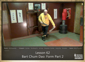 WingTchunDo – Lesson 62 – Bart Chum Dao – Form Part 2
